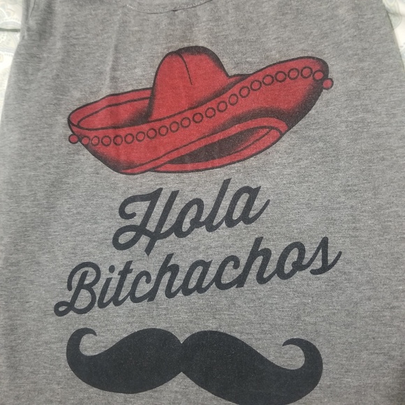 🌮 SOLD "Hola Bitchachos" tank🌮 - Picture 4 of 5